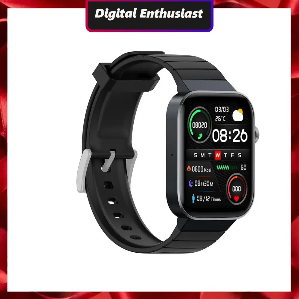 

Sweat-proof Watch Bracelet Smart Watch Band Silicone Wrist Strap Silicone Strap For Mibro T1 Smart Watch Replacement Strap Blue