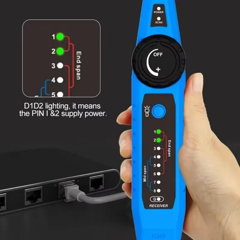 НОВЫЙ ГОРЯЧИЙ тестер сетевого кабеля FANYUE NF-810 Кабельный трекер RJ45 RJ11 Wire Tracer Ethernet LAN