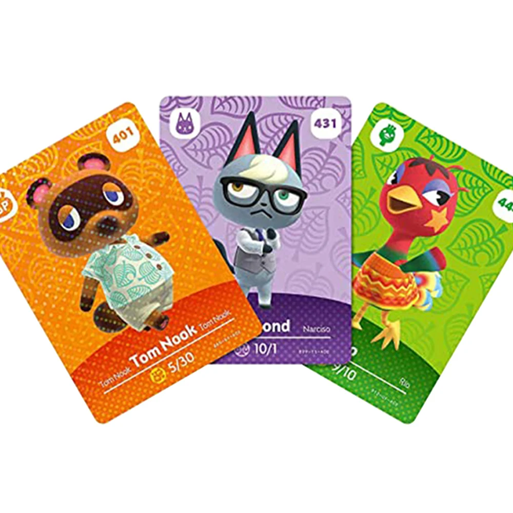 

Животные Amiibo перекрещивание больших карт новые горизонты для игры облегченная карта NFC приветственные карты серии 1 до 5