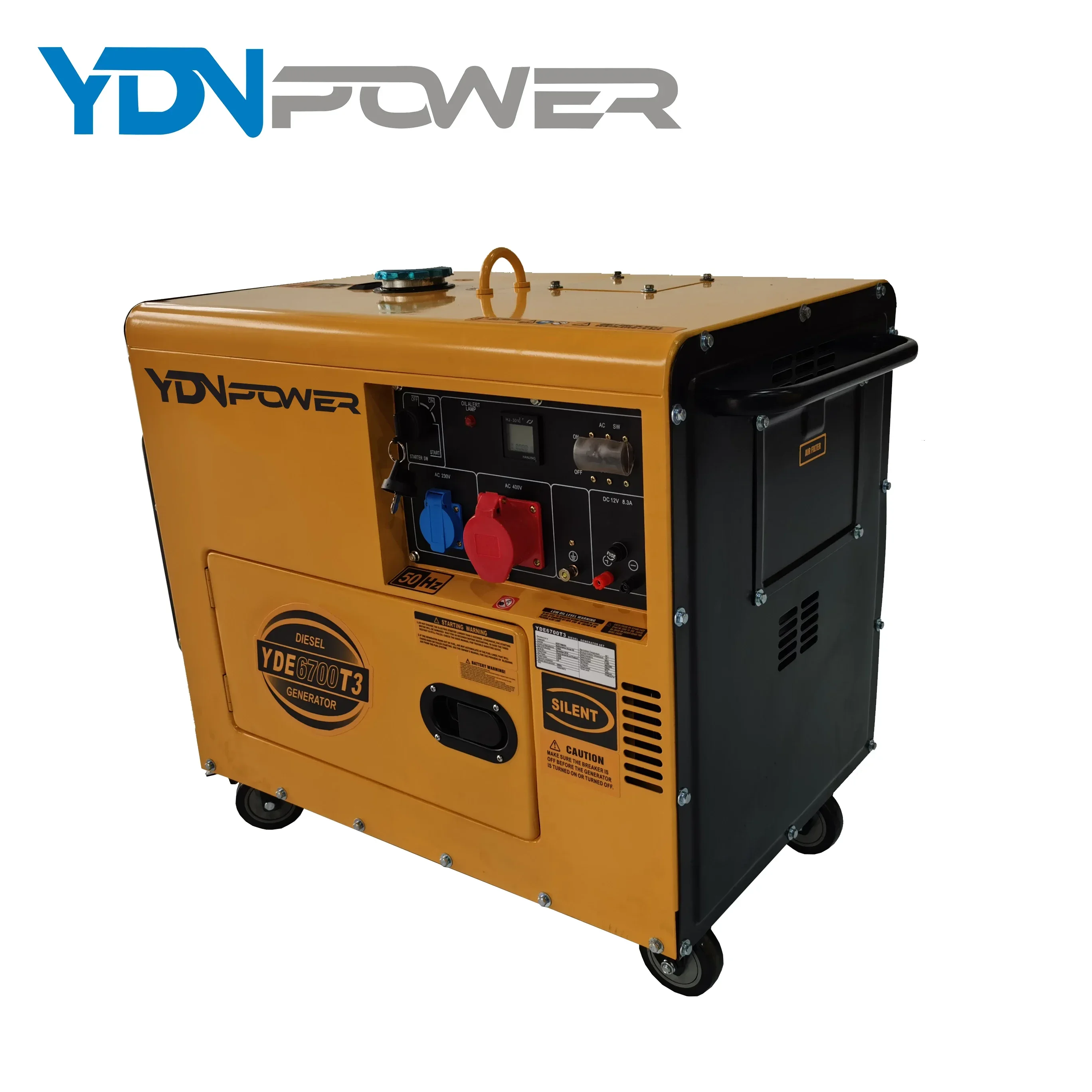 YUNYI хорошая цена 5kva однофазный бесшумный дизельный генератор