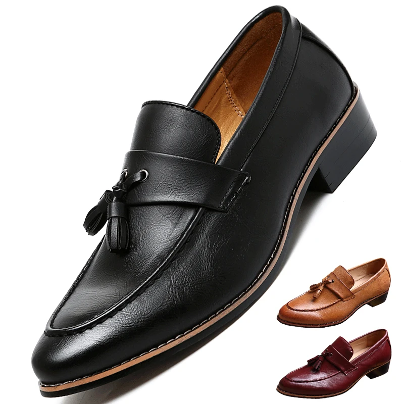 

Men's Beanie Shoes Casual Shoes Fashion New Leather Shoes Comfortable Breathable Oxford Shoes Męskie Buty Men's Brand Shoes