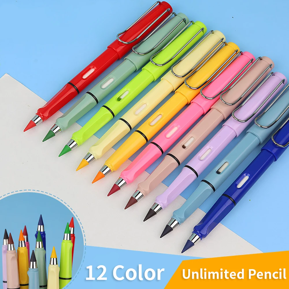 S Unlimited Writing Eternal Pencil Erasable Colorful Pen No 