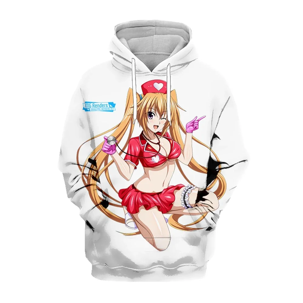 

Новые японские толстовки в стиле Харадзюку С аниме для старшей школы и 3D-принтом DxD HERO, мужские и женские зимние свитшоты, модный крутой пуловер большого размера