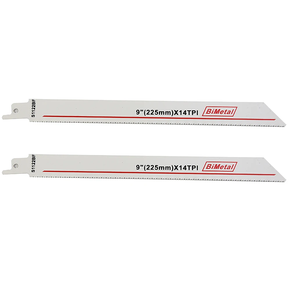 

2pc 225mm 9in BI-Metal Reciprocating Saw Blade Flexible For Metal Wood Cutting High-carbon Steel Blade Fast Cutting
