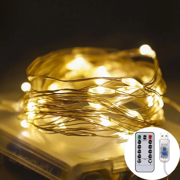 

LED гирлянда с медным проводом