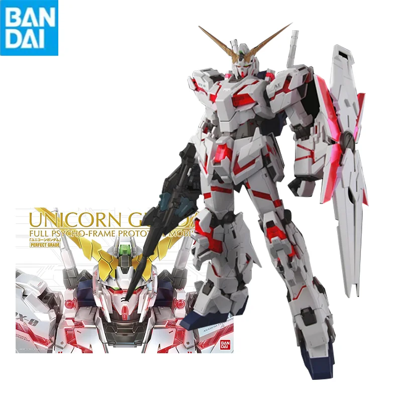 

Bandai Gunpla Pg 1/60 Rx-0 Unicorn Gundam Assembly Model Movable Joints High Quality Collectible Robot Kits Models Kids Gift