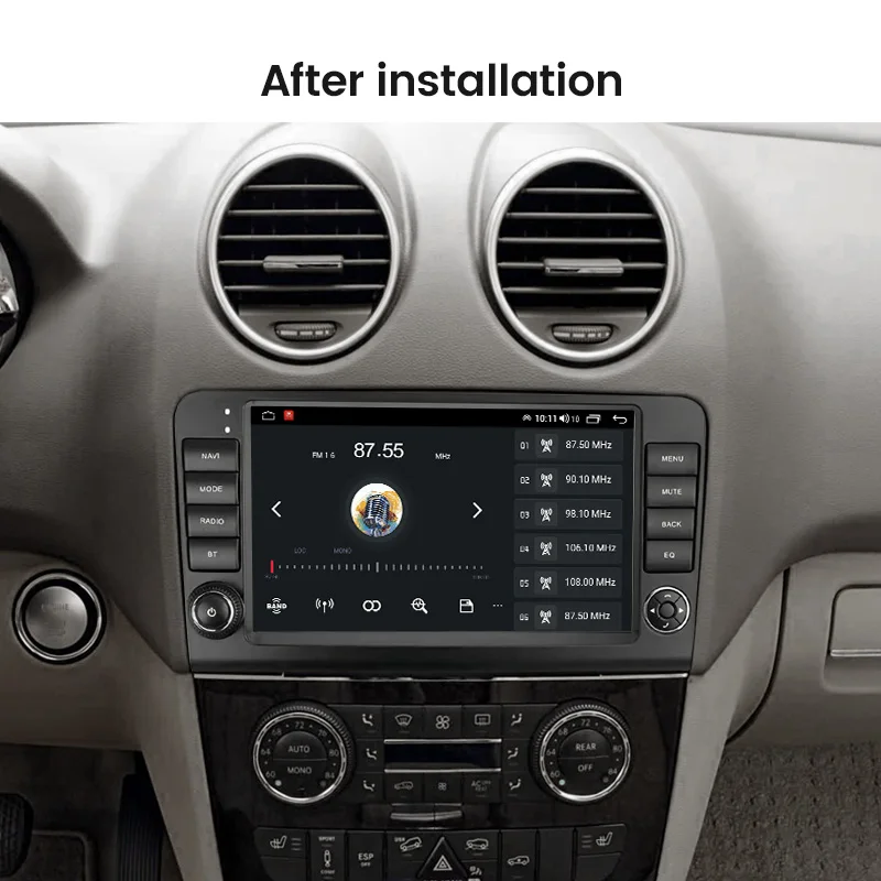 Беспроводная Автомагнитола Carplay стерео для Mercedes Benz ML GL W164 ML350 ML500 GL320 X164 ML280 GL350 GL450