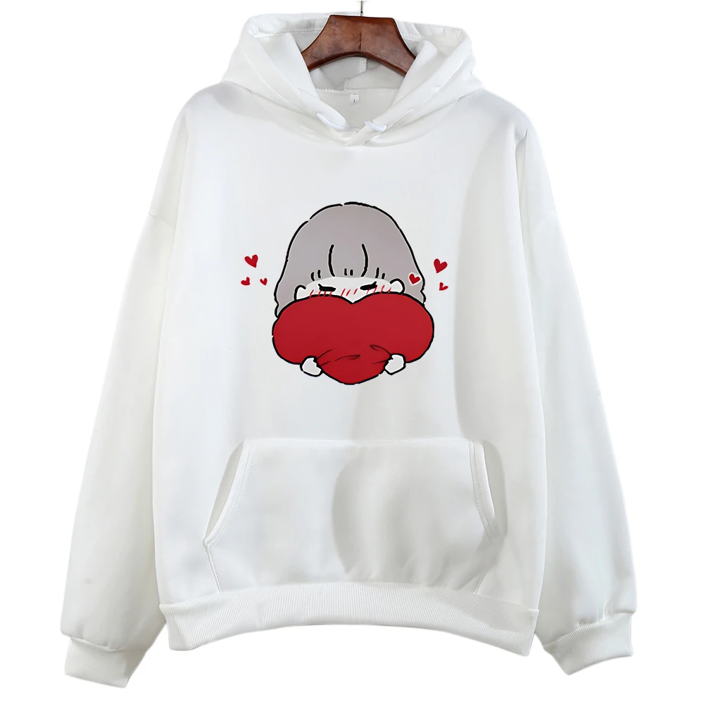 

Honey Couple She Loved It Anime Hoodie WOMEN Cartoon Kawaii/Cute Sweatwear Couple Sweatshirt Slight Strech Autumn/Winter Fashion