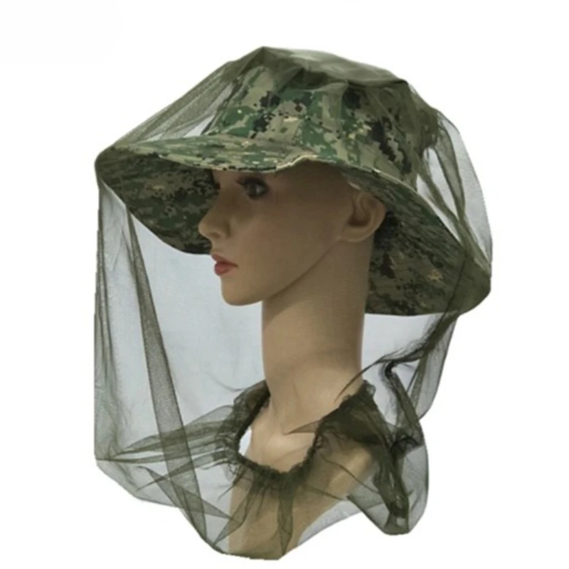 Сетка с очень большими и длинными отверстиями для защиты лица от насекомых