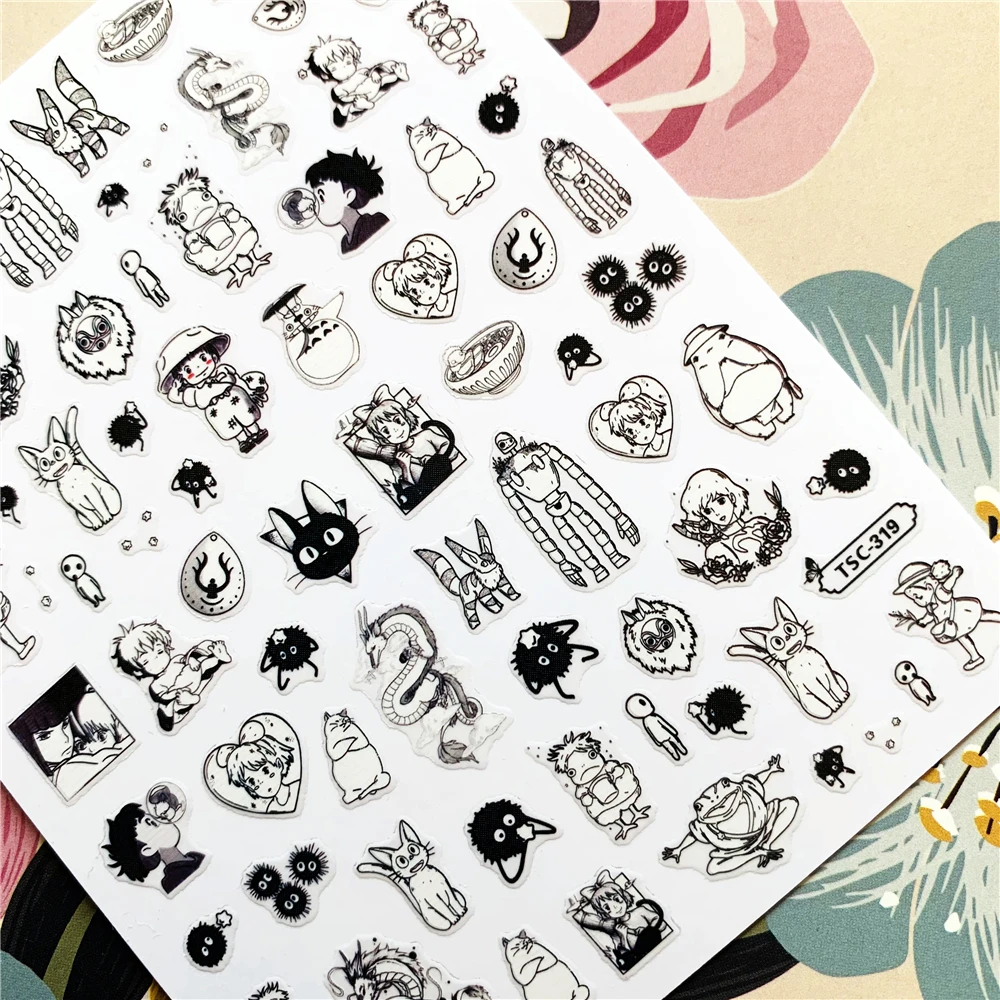 

TSC-319 dragon fairy frog briquettes DIY 3D Back glue Nail decal Nail sticker Nail decoration Nail art Nail ornament
