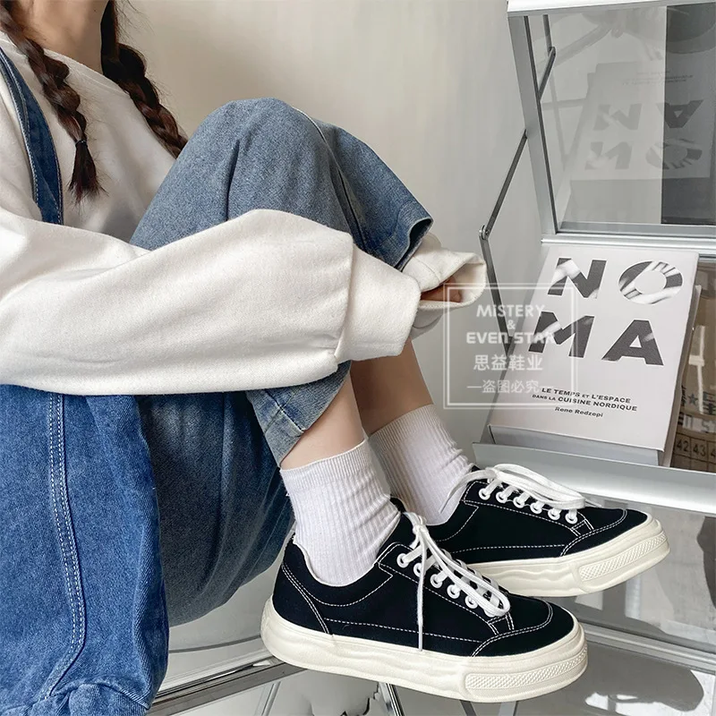 Women's shoes, low-top canvas shoes, casual shoes, outdoor women's shoes, sneakers, fashion wave training shoes, sports shoes