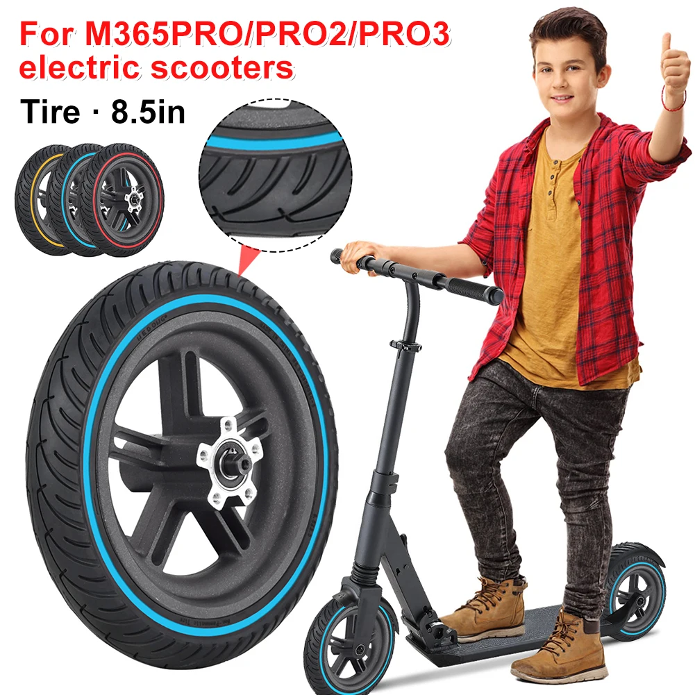 

Rubber Tire For M365/Pro2/Pro3 Electric Scooter 8.5inch Tire Replacement Rubber Tyre Wheel Explosion-Proof With Aluminum Hub