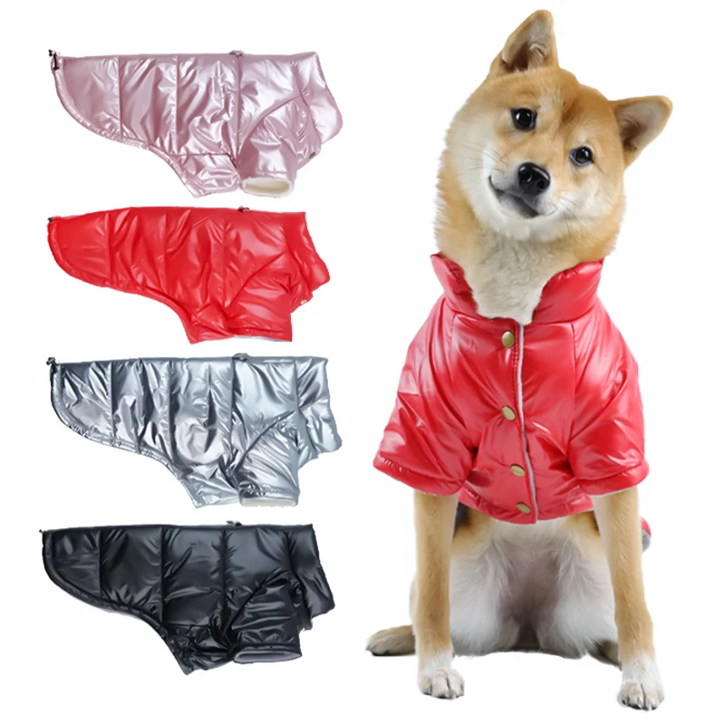 

Winter Dog Clothes Waterproof Warm Pet Jacket Vest for Small Medium Dogs Puppy Clothing Chihuahua French Bulldog Coat Shiba Inu