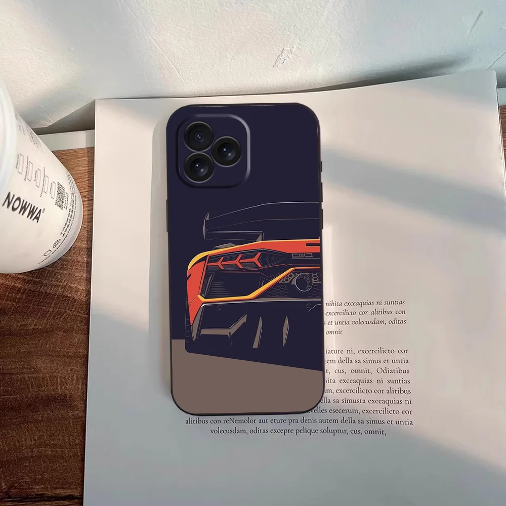 Роскошный автомобильный чехол для телефона L-Lambors G-Ghinis Samsung A03 A04 A05 S A13 A34 A53 4G 5G S22 S23