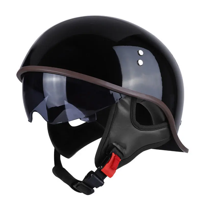 AD Helmet Unisex Racing Motorcycle Helmet Retro Half Motocross Helmet Four Seasons Universal Safety Crash 2022 Hot Selling enlarge