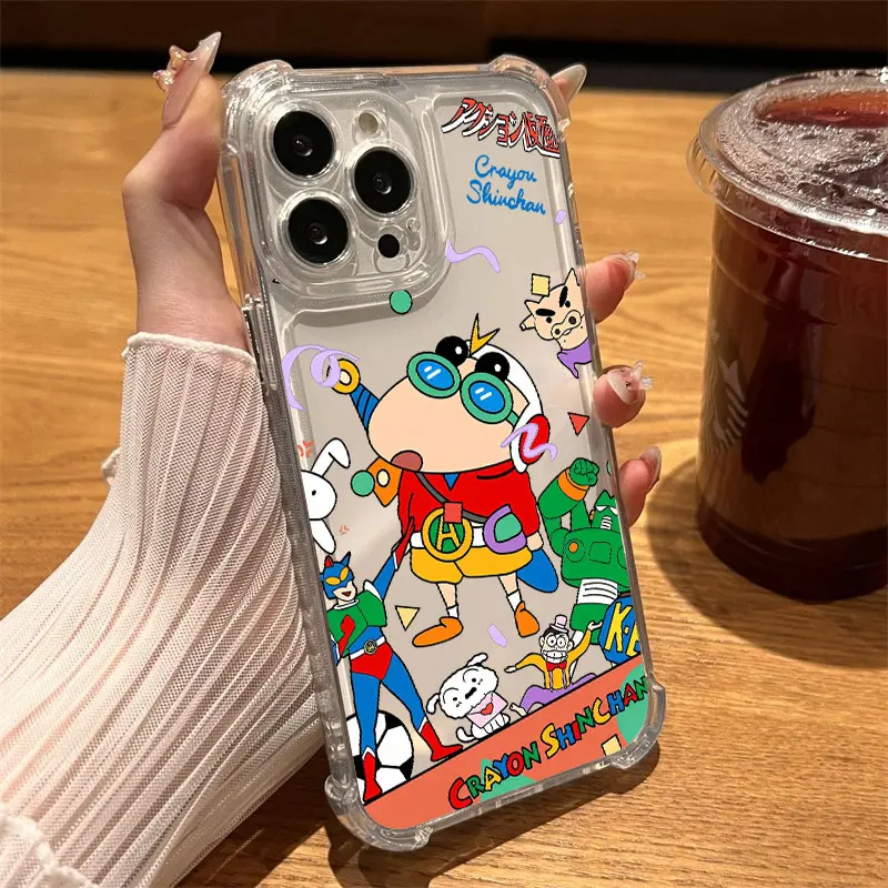 Чехол для телефона с изображением Crayons-Shin-chans для Xiaomi 17T Pro 5G 15T 12T 15 F7 Ultra POCO F7 M7 X4 X5 X7 X8 Pro Max, мягкий прозрачный чехол для телефона (art.: 3920dba1d7d7c) - 3920dba1d7d7c