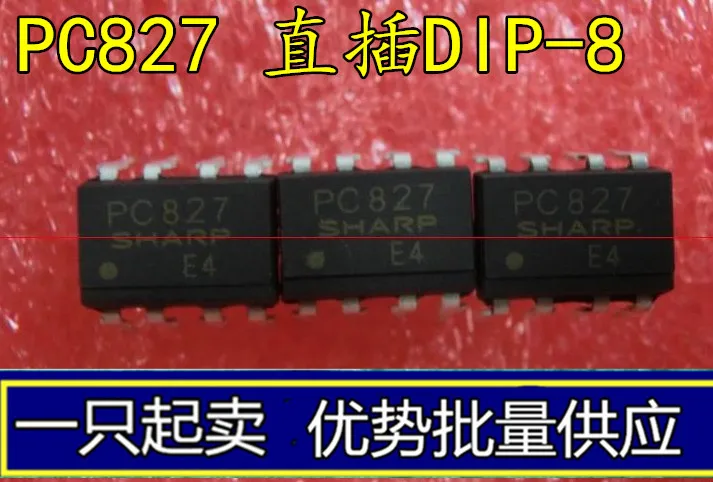 

30pcs original new LTV827 PC827 EL827 DIP-8 dual-channel optocoupler