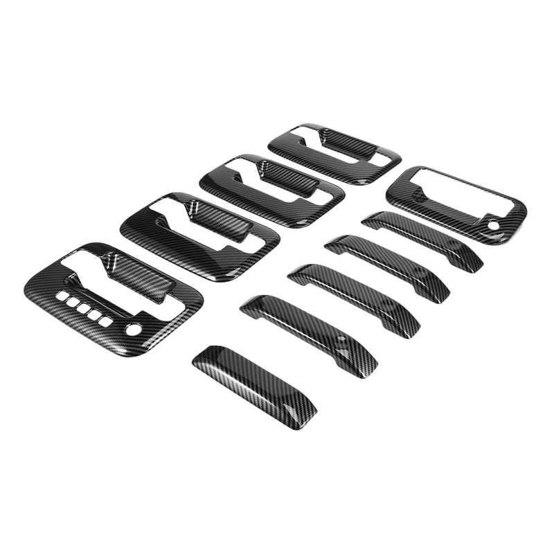 

External Door Handle Covers With Keypad & Tailgate Cover With Keyhole For 2004-2019 Ford F-150 F150