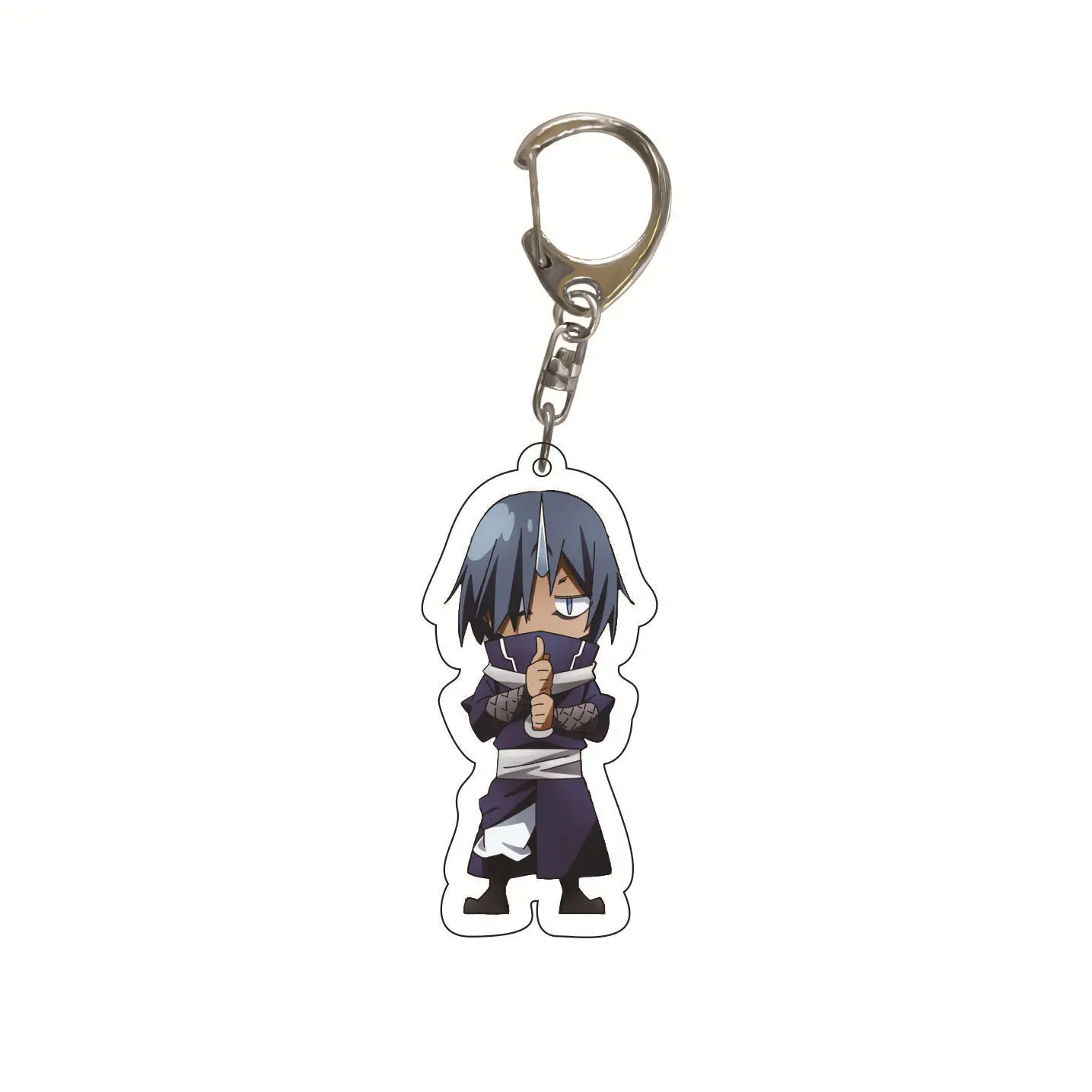 Брелок для ключей с рисунком аниме Tensei shitara Slime Datta Ken kawaii Rimuru Shizue Milim picaru Shuna Shion Ranga