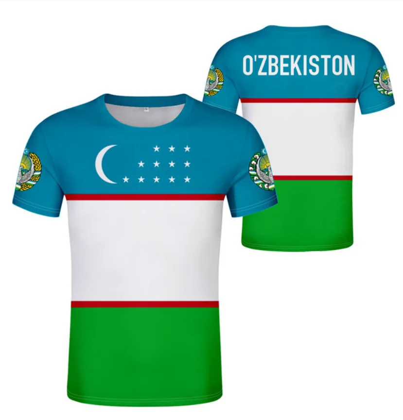 

UZBEKISTAN t-shirt National Flag Element Shirt Top TeesMen Women High Quality Casual Streetwear Trendy T Shirt Kid100-6XL