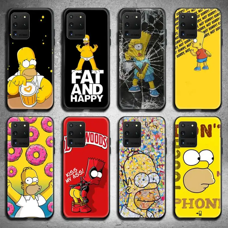 

Fashion Homer lovely J-SImPsoNes Phone Case For Samsung Galaxy S21 Plus Ultra S20 FE M11 S8 S9 plus S10 5G lite 2020