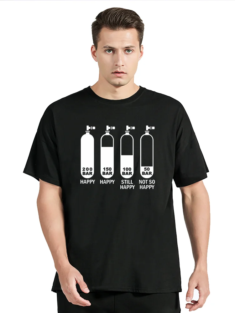 Новинка футболка для подводного плавания мужские хлопковые летние модные