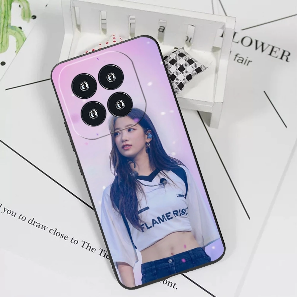 Милый чехол KPOP LE Kazuha для мобильного телефона Xiaomi 14 13 12 11 10 9 T Ultra Lite Pro S SE X 5G черный