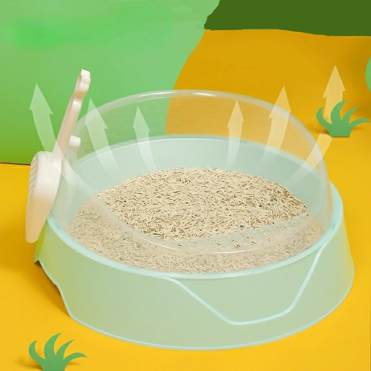 

Контейнер для кошачьего туалета, Круглый полузакрытый кошачий наполнитель, не брызгивает, большая емкость для кошачьего туалета