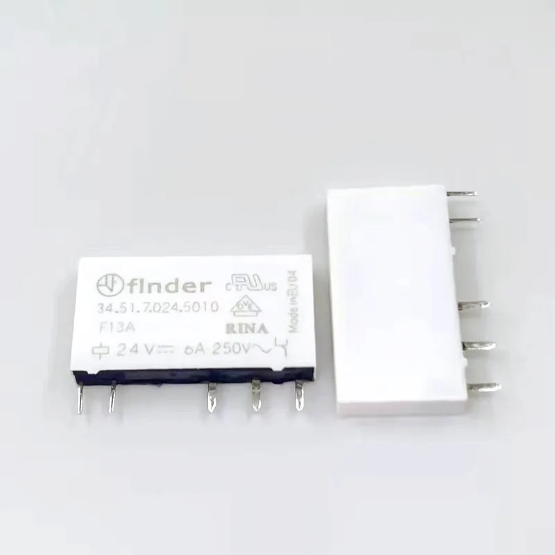 

10 шт. реле 24 В 34.51.7.024.5010 24VDC 6A 5 контактов