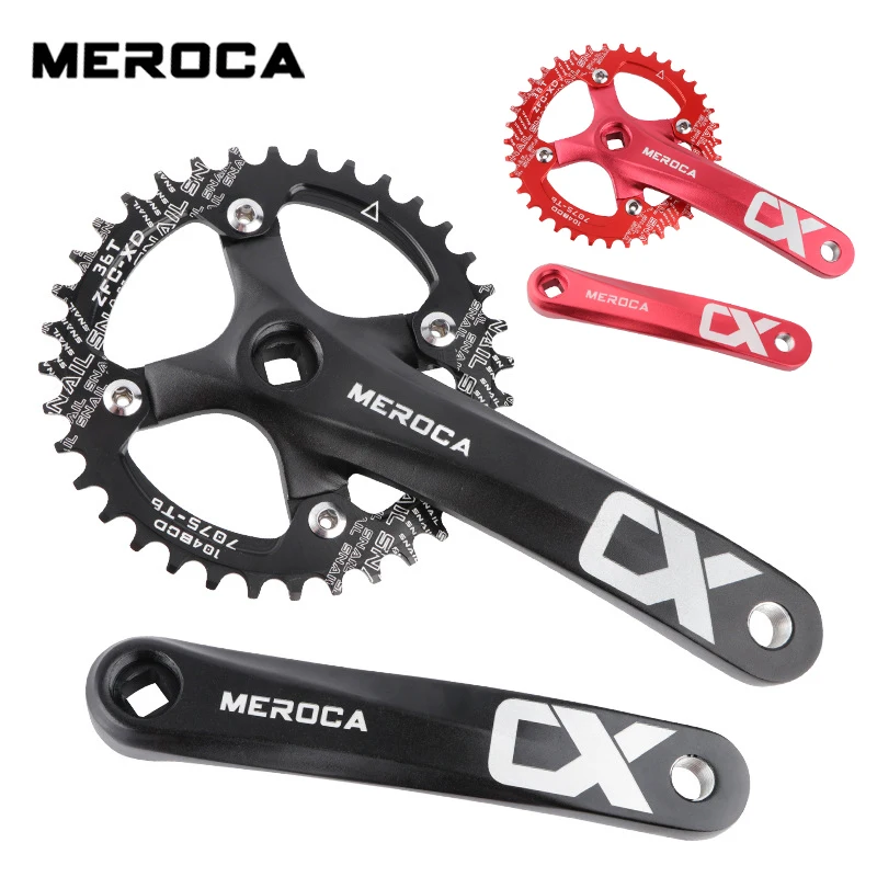 

Велосипедный Кривошип MTB 32 34 36 38 40 42T, велосипедный Кривошип 104BCD 170 мм, алюминиевый сплав, Кривошип с квадратным отверстием 8 9 10 11, скоростное к...