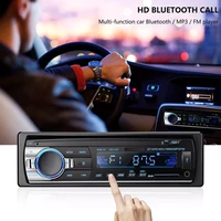 1 din car mp3 player fm radio audio stereo in dash aux input receiver usbtf port with remote control 4x60w