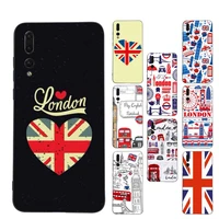 britain uk flag london phone case soft silicone case for huawei p 30lite p30 20pro p40lite p30 capa