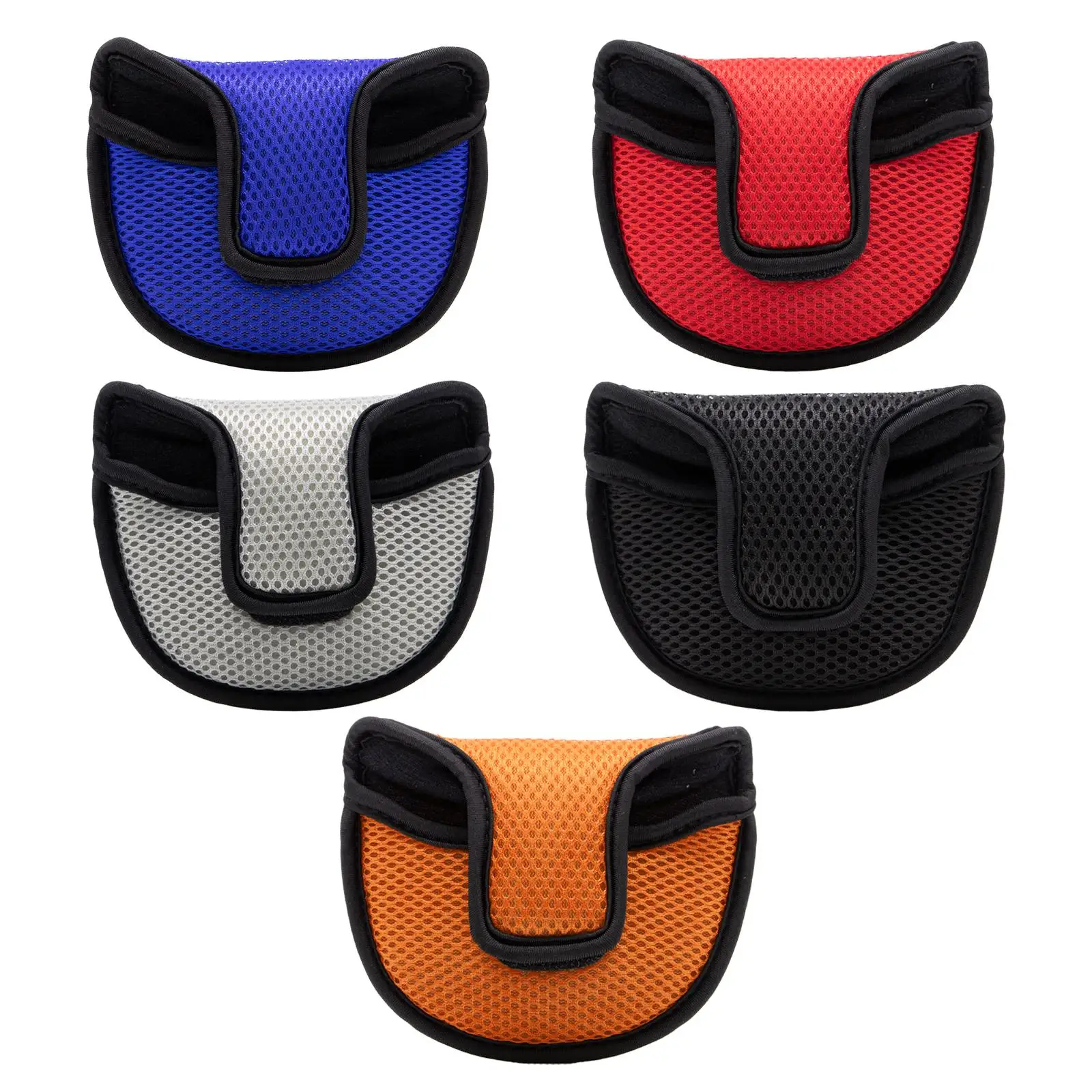 

Portable Golf Putter Mallet Head Cover ,Nylon Mesh Headcover ,Easy to Use ,Lightweight for Unisex Golf Equipment Outdoor Sport