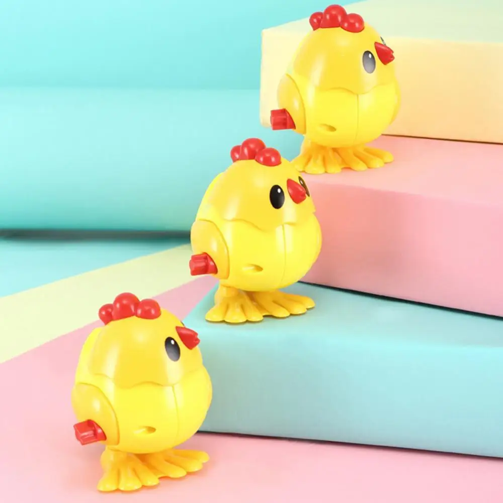 

Классическая заводная игрушка, милая маленькая цыпленка, прыгающее животное, развивающая детская игрушка