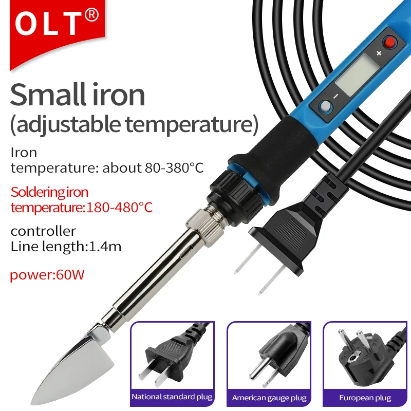 Ручной паяльник с цифровым дисплеем/регулируемой температурой Электрический