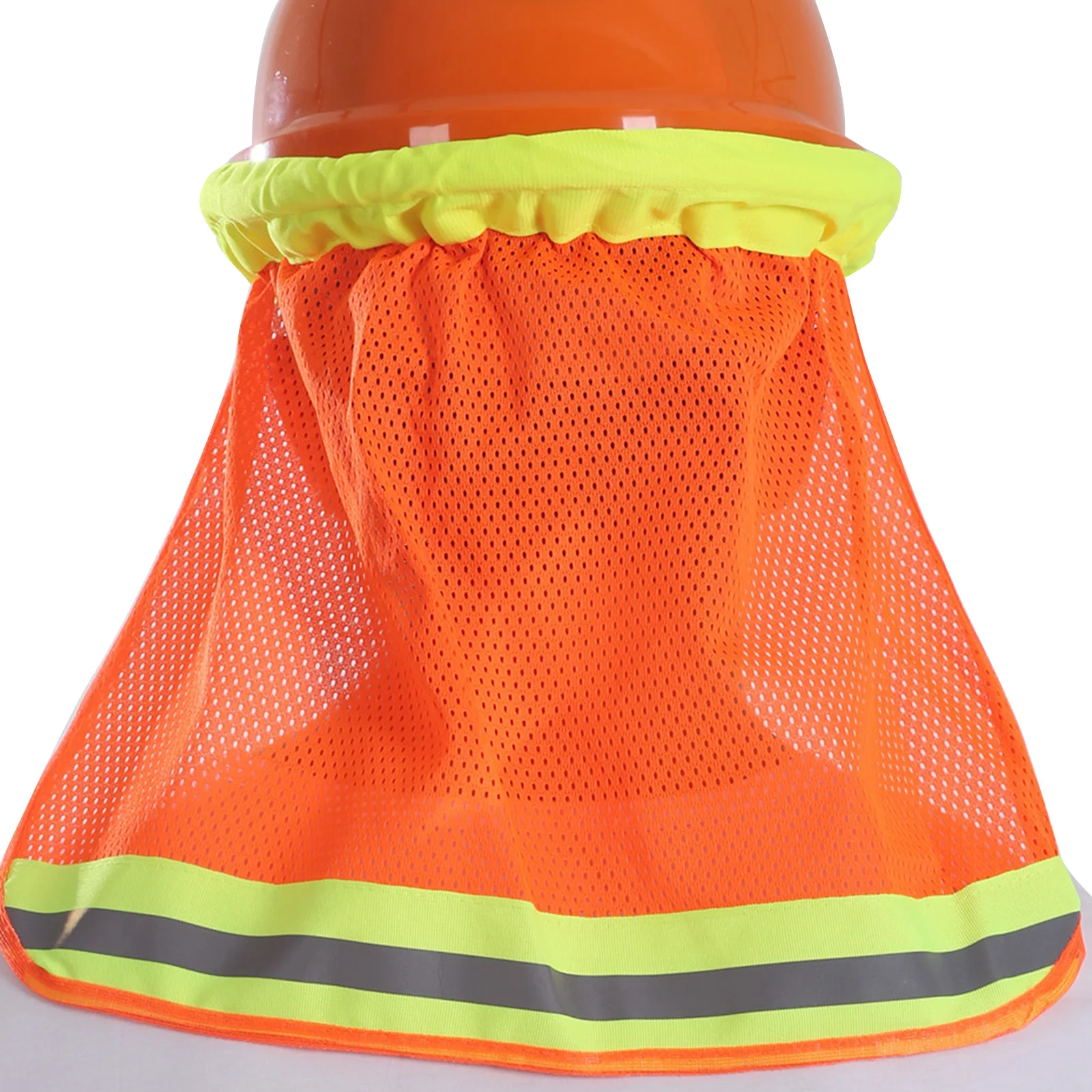 2 шт. светоотражающая полоса полосатая шляпа каски оттенок каска 100% сетка из