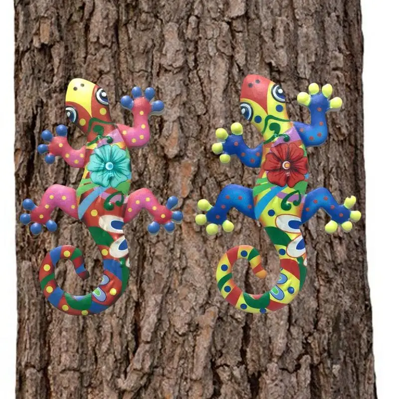 

2PCS Rustproof Iron Wall Art Decor Sculpture Hang Indoor Outdoor For Home Bedroom Living Room Office Garden Decoration