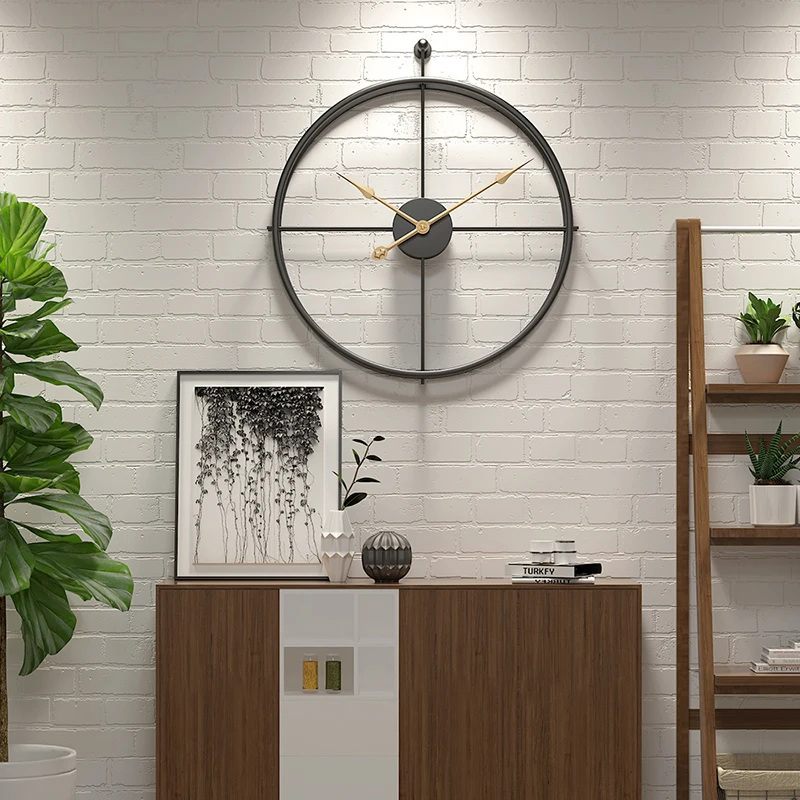 

Роскошные Настенные часы большого размера, минималистичные украшения для гостиной, спальни, комнаты, современный дизайн, часы для дома