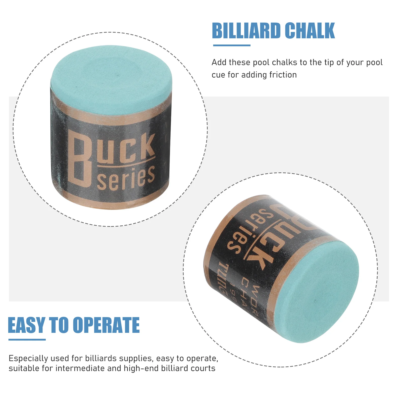 

Chalk Pool Billiard Cue Chalks Stick Billiards Rod Accessories Pole Snooker Table Must Accessory Professional Have Supplies Tips