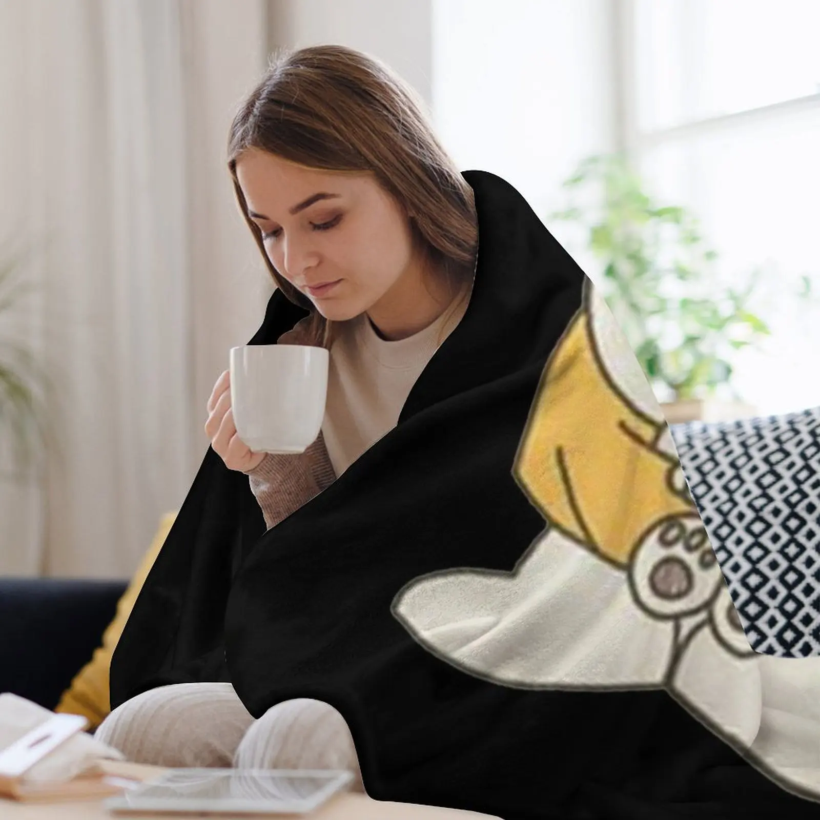 Одеяло с героями мультфильмов Зигги