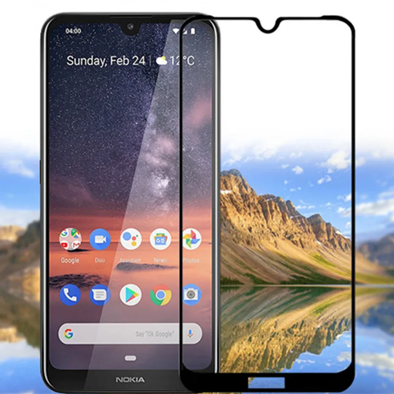 

Закаленное стекло для Nokia 3,2, полноэкранная Защитная пленка для nokia 3,2, защитное стекло против царапин, полное клеевое покрытие