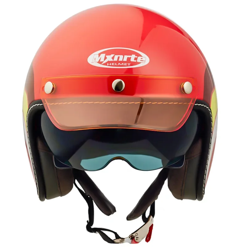 Мотоциклетные шлемы с линзами полушлемы мужские и женские мотоциклетные в 11-х