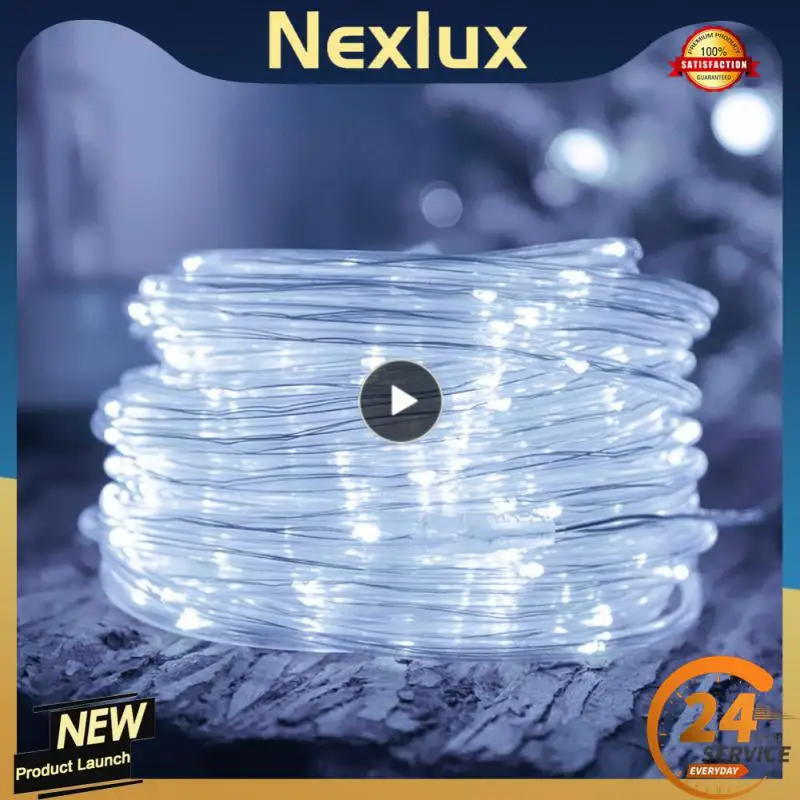 

Waterproof Ip44 Led Lights Light String Fairy Garland String 7/12/22/32m Solar Lights Sunlight 7/12/22/32meters Decorative Lamp