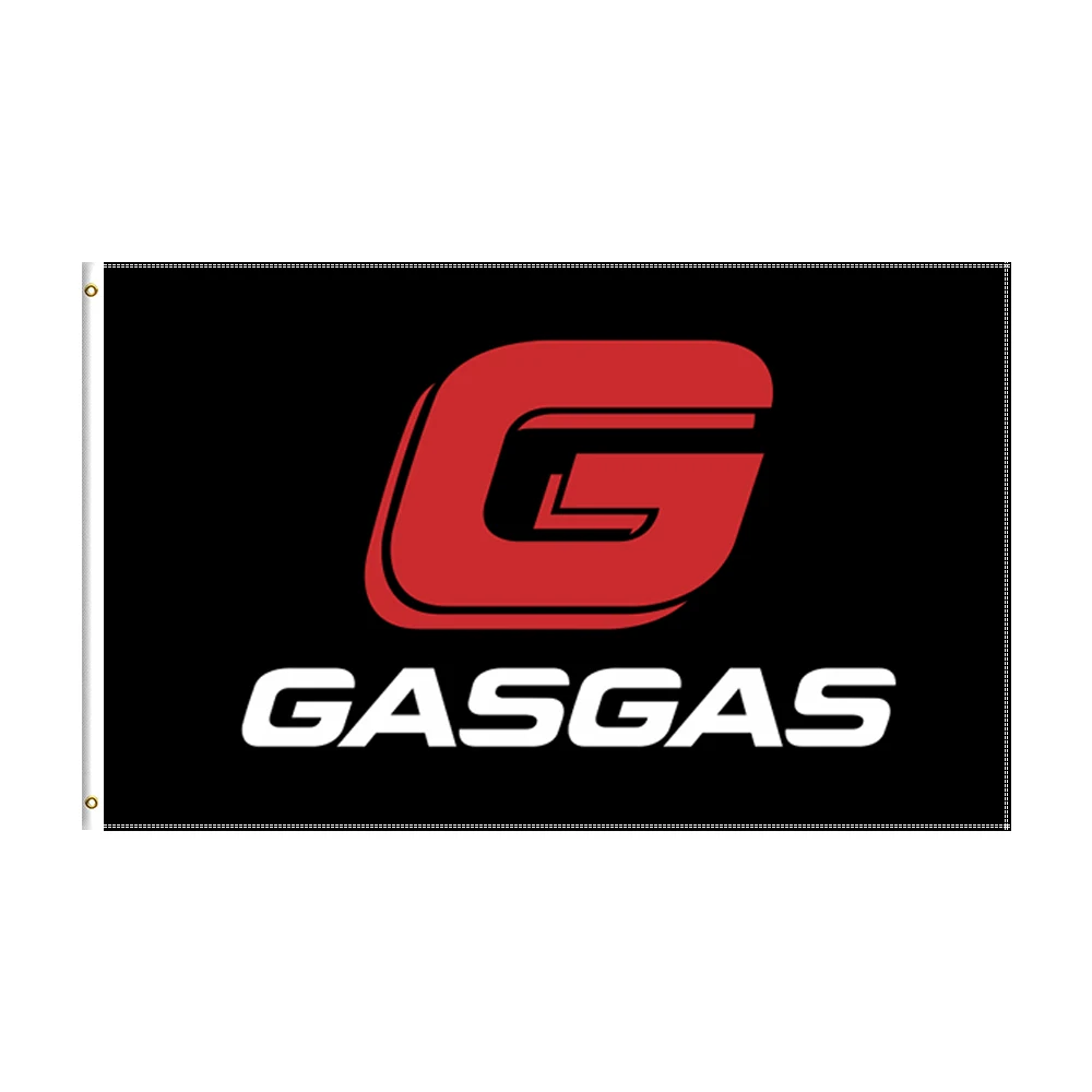 

3x5 Ft GasGas Flag Polyester Printed Motorcycles Racing Banner For Decor