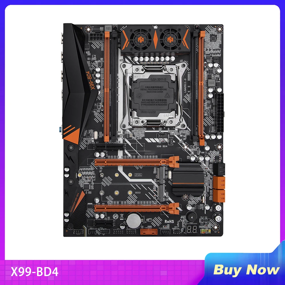 

Для HUANANZHI X99-BD4 Серверная Материнская плата Intel X99 LGA 2011-3 4 канала