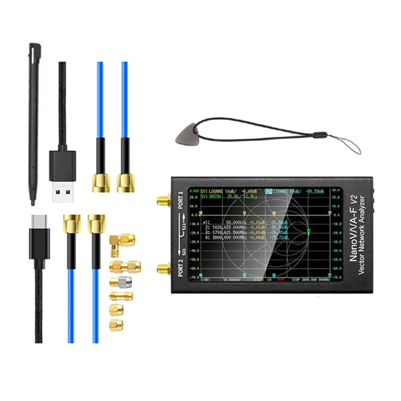 

Векторный анализатор сети Nanovna-F V2 HF VHF UHF, квв, с параметрами S 5000 мАч