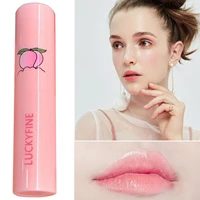 1pc moisturizing lip balm peach flavor colorless temperature nutritious korean anti drying lip cosmetics color change lipst f7e7