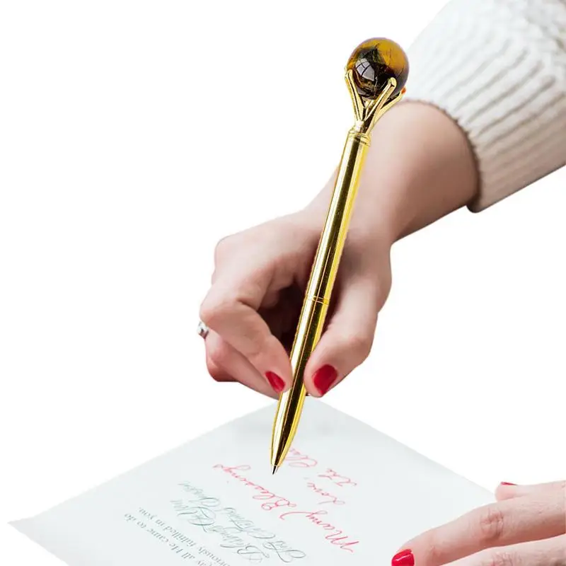 

Ручка шариковая женская, стилус со стразами и драгоценным камнем, принадлежности для офиса, подарок на Рождество, свадьбу, день рождения