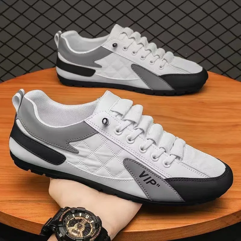 

White Men Shoes Fashion Mens Sneakers 2023 Spring Autumn New Wear-resistant Men's Running Shoes Zapatillas Deportivas De Hombres