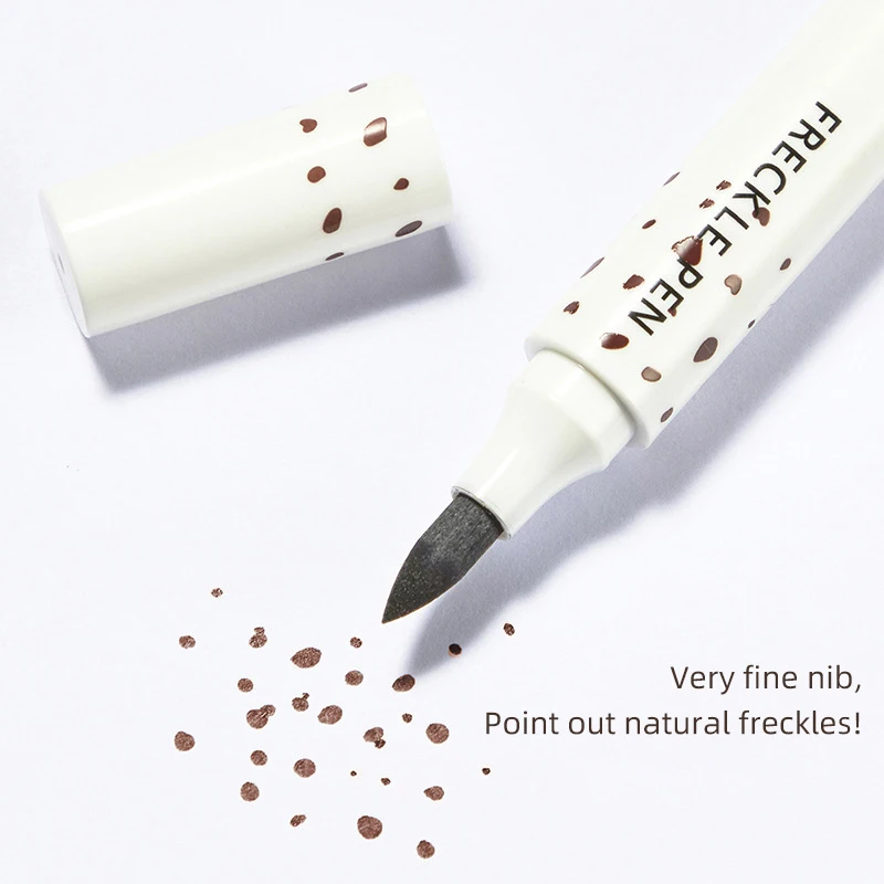 Натуральная Реалистичная ручка для веснушек 1 шт. мягкая коричневая